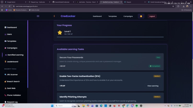 CredLocker – screenshot 1