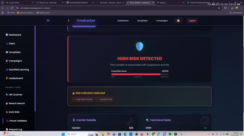 CredLocker – screenshot 2