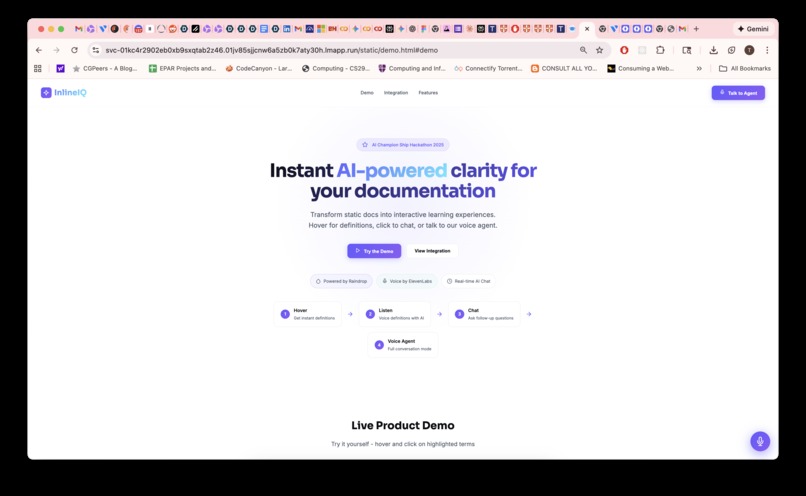 InlineIQ – screenshot 1