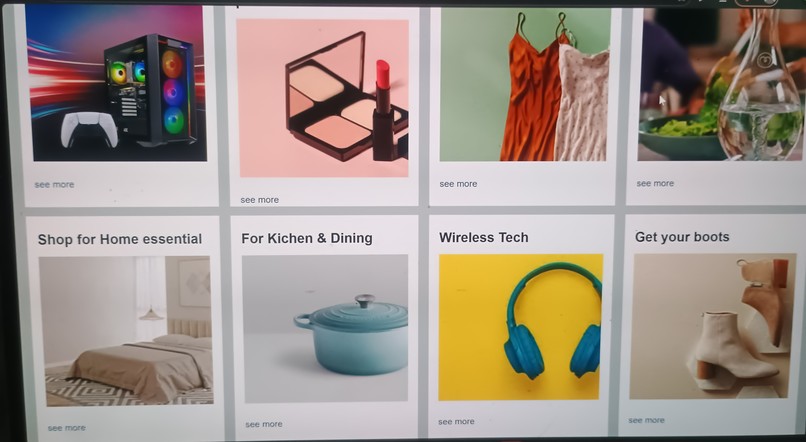 Amazon ui clone – screenshot 1