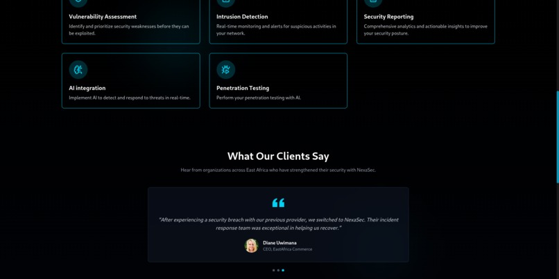 NEXASEC – screenshot 1