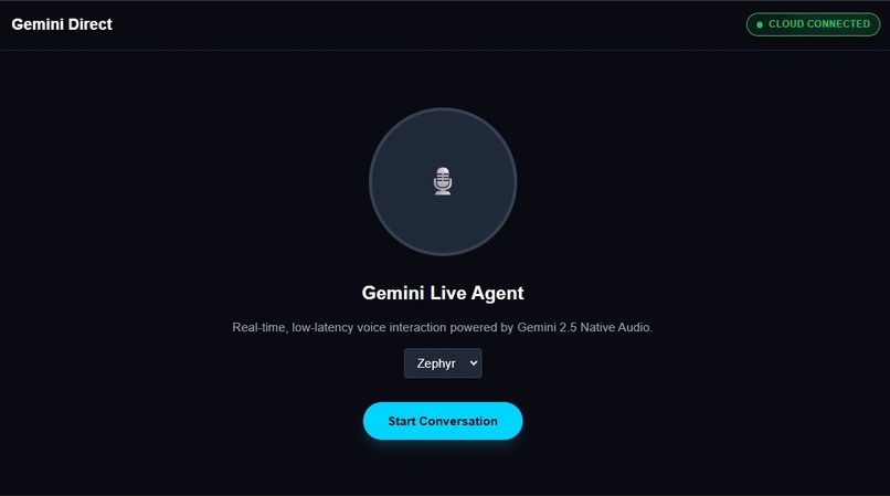 LiquidMetal Voice Agent – screenshot 1