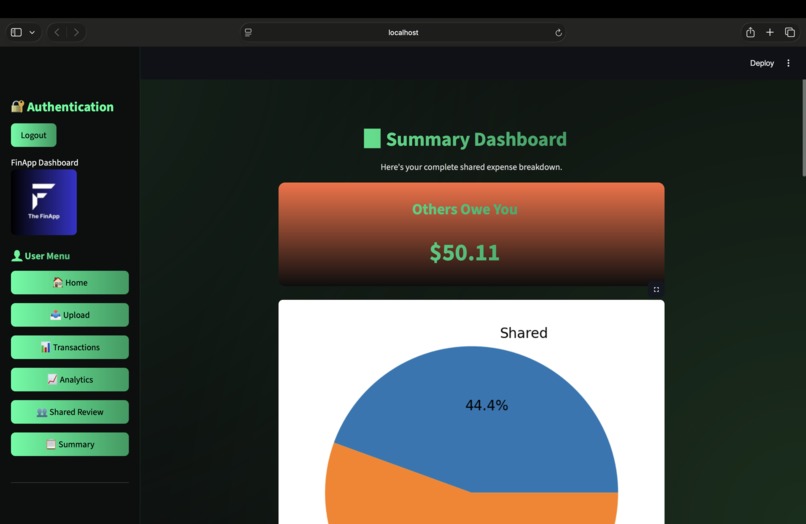 FinApp – screenshot 5