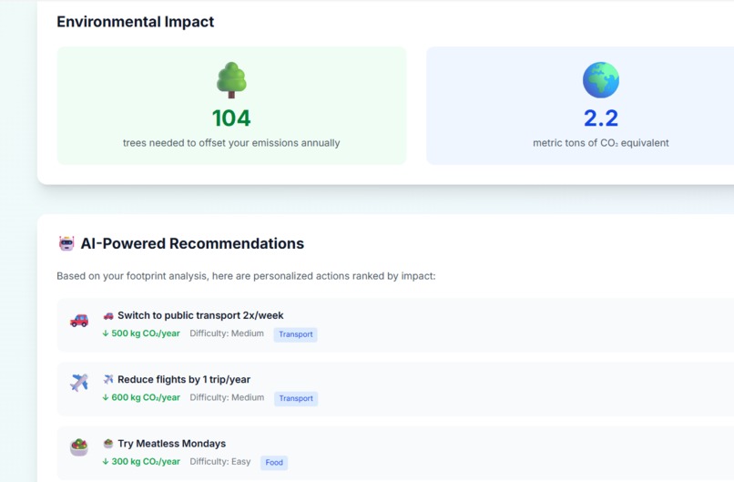 EcoTrace AI – screenshot 5