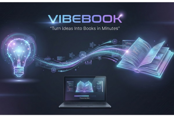 Vibebook — Turn Any Idea Into a Full Book in Minutes – screenshot 1