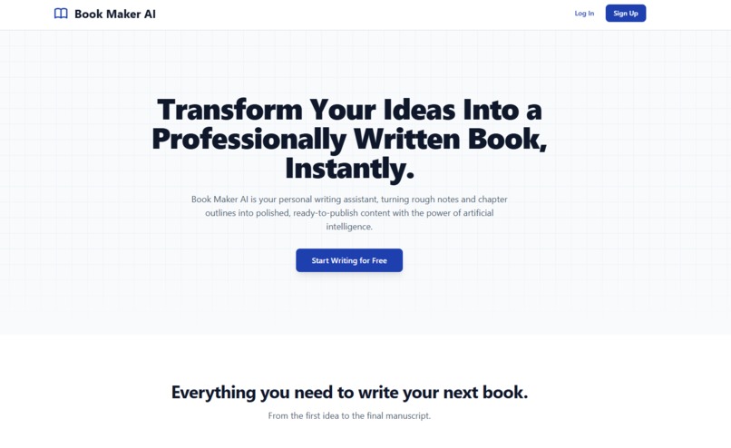 Vibebook — Turn Any Idea Into a Full Book in Minutes – screenshot 2