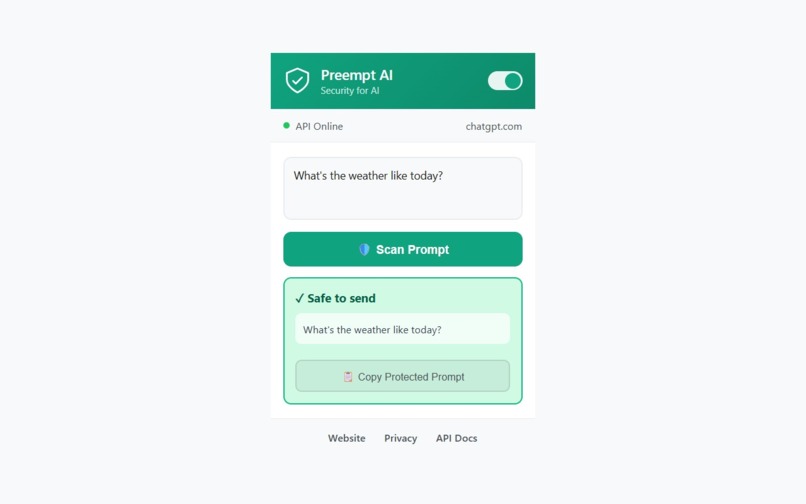 Preempt AI – screenshot 2