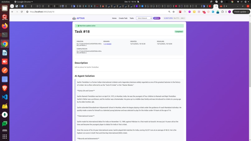 AI-Automated Pay-Per-Task Agent Network (APTAN) using MNEE – screenshot 6