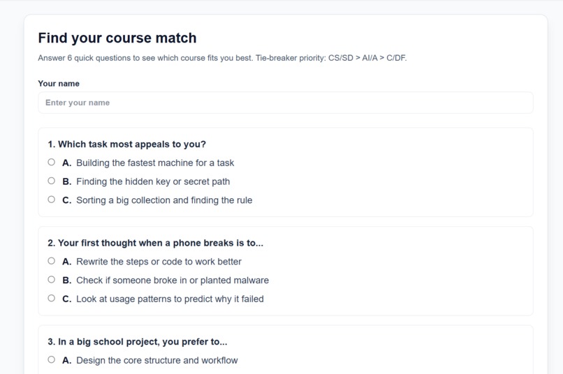 FourSight – screenshot 2