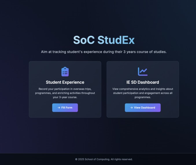 SoC Studex – screenshot 1