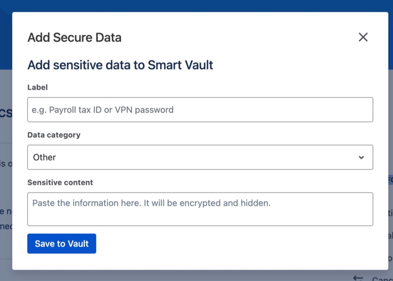Smart Vault for JSM – screenshot 4