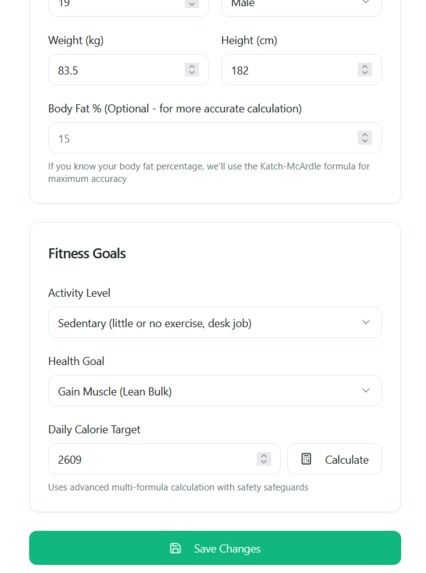 FITSCAN:AL CALORIE AND NUTRITION APP – screenshot 2