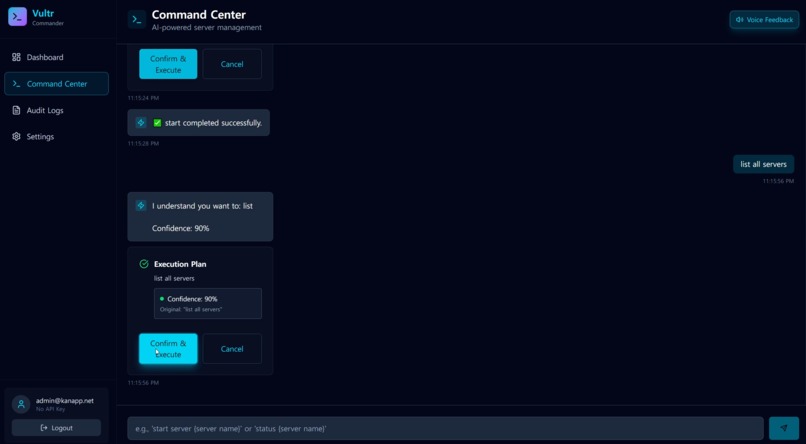 Vultr Commander – screenshot 6