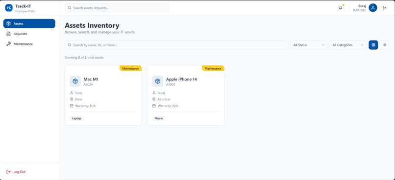 Track-IT – screenshot 5