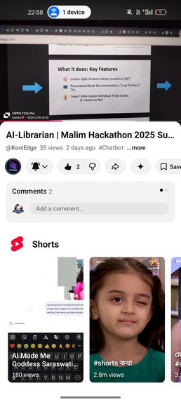 Chatbot librarian – screenshot 2