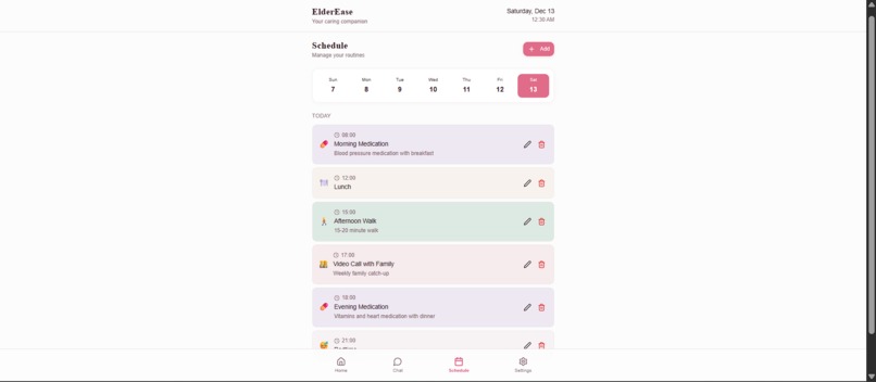 ElderEase – caring for them, one step at a time. – screenshot 2