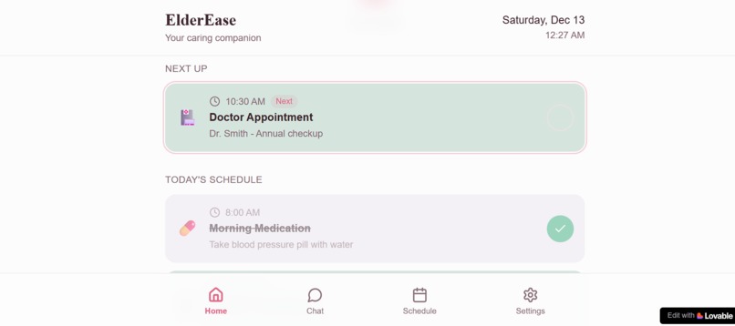 ElderEase – caring for them, one step at a time. – screenshot 8