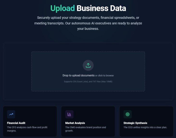 Virtual C-Suite – screenshot 2