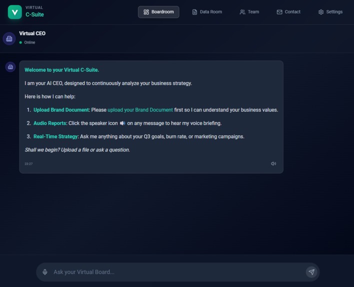 Virtual C-Suite – screenshot 5