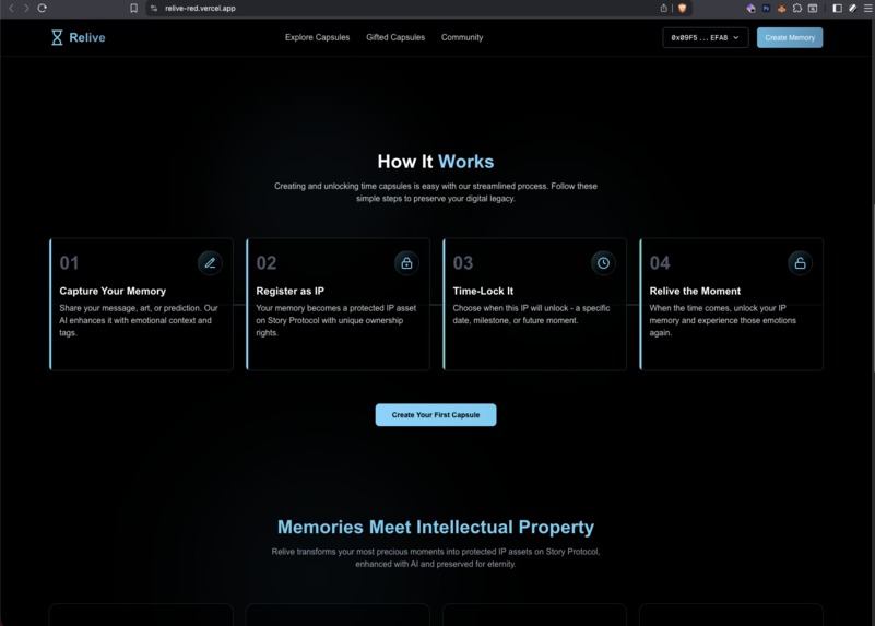 Relive – screenshot 2