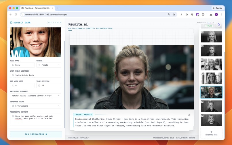 Reunite.ai – screenshot 2