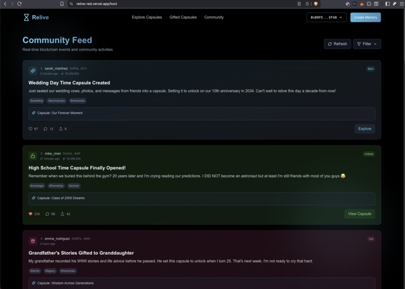 Relive – screenshot 4