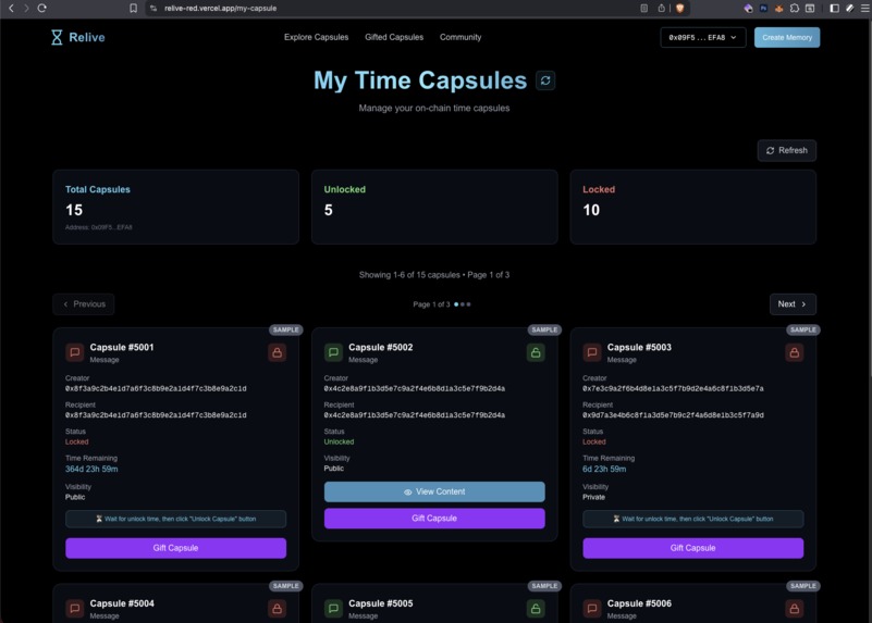 Relive – screenshot 5