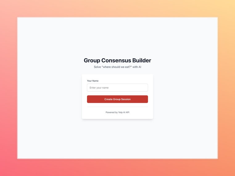 Group Consensus Builder – screenshot 2