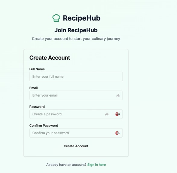 Recipehub – screenshot 2
