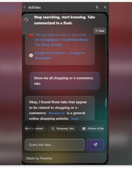 AskTabs – screenshot 3