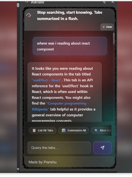AskTabs – screenshot 4
