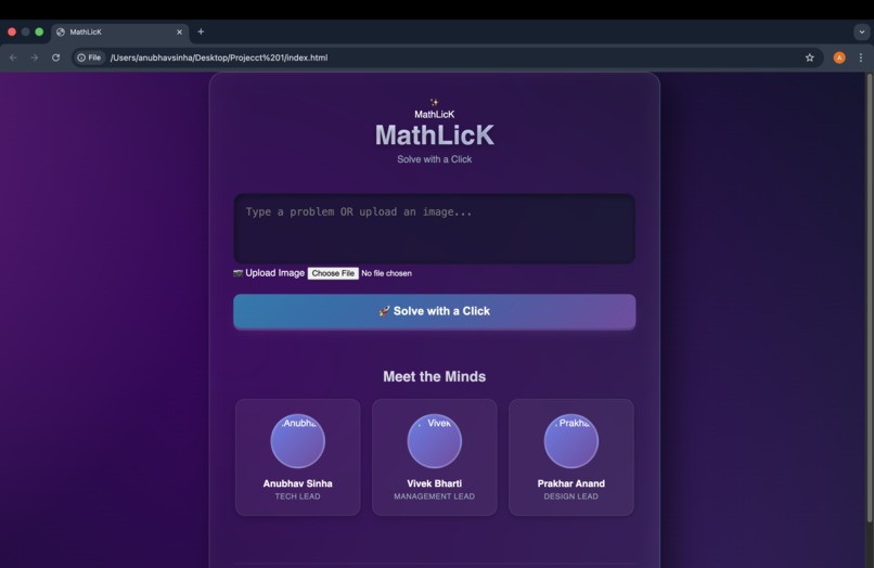 MathLicK – screenshot 1