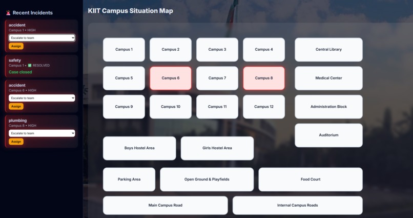 KIIT Pulse - AI Driven Campus Incident & Response System – screenshot 3