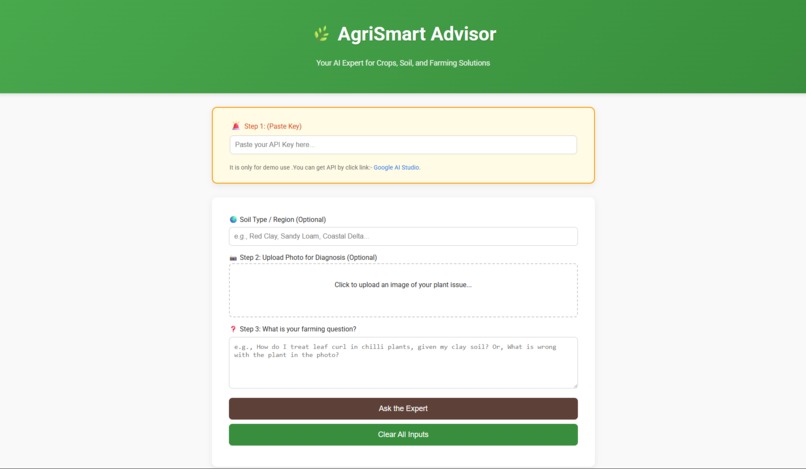 AgriSmart Advisor  – screenshot 1