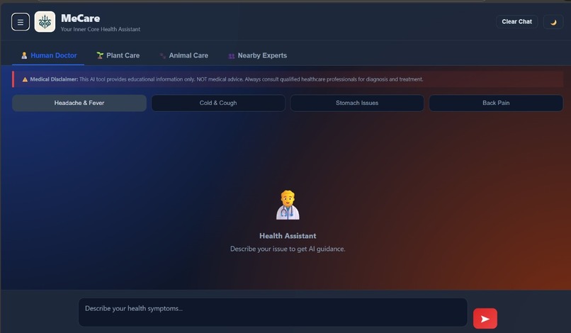 MeCare-Universal Health AI assistant – screenshot 1