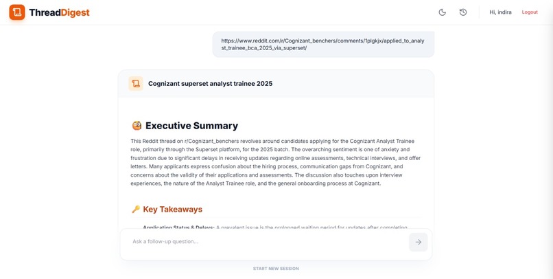 Thread Summarizer – screenshot 4