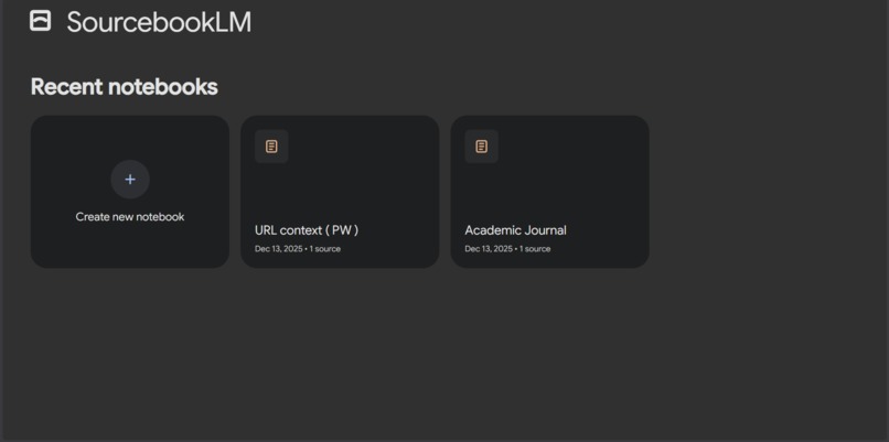 SourcebookLM – screenshot 1