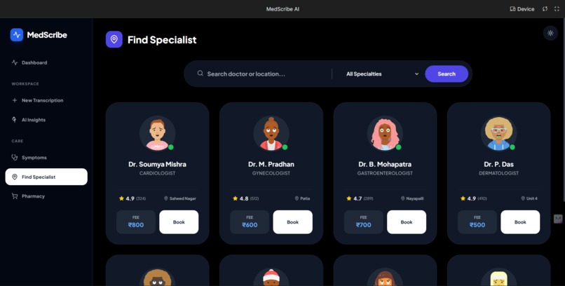 Gemini Powered Medical Transcription Organizer – screenshot 2