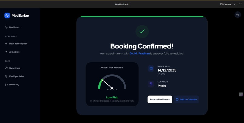 Gemini Powered Medical Transcription Organizer – screenshot 3
