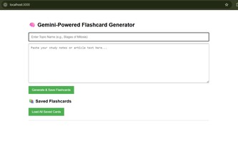 Flash Card Generator