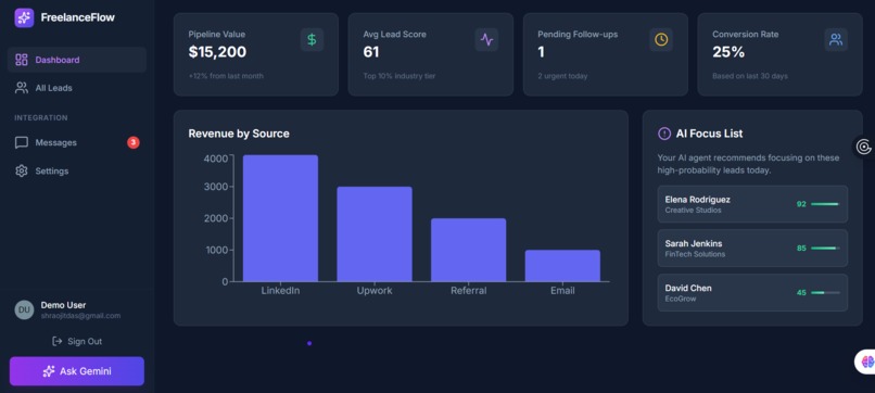 FreelanceFlow AI – screenshot 3