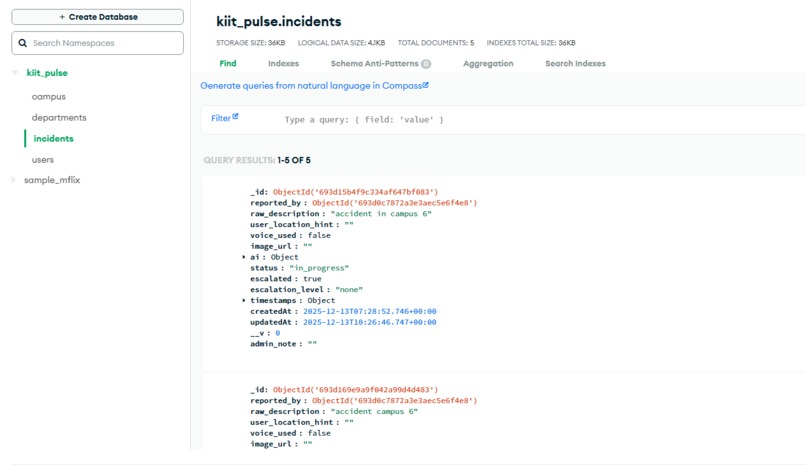 KIIT Pulse - AI Driven Campus Incident & Response System – screenshot 7