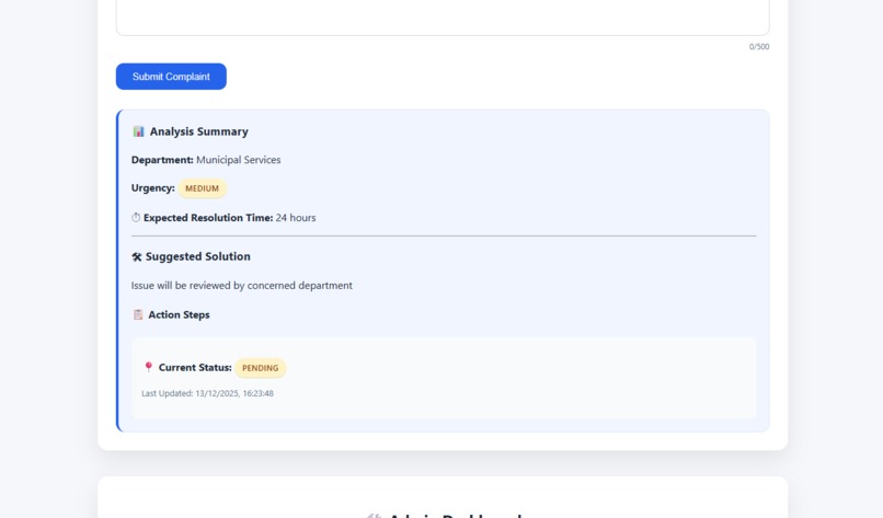 Agentic City Problem Solver – screenshot 5