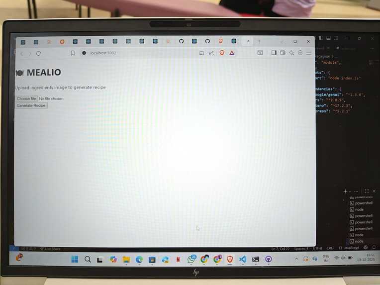 MEALIO – screenshot 1