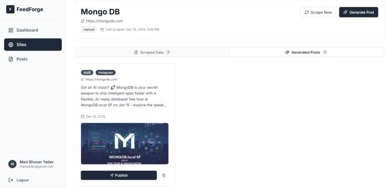 FeedForge – screenshot 3
