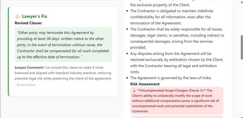 AI-Legal-Assistant – screenshot 7