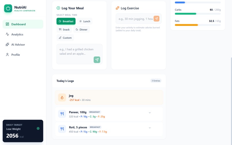 NutriAI – screenshot 2