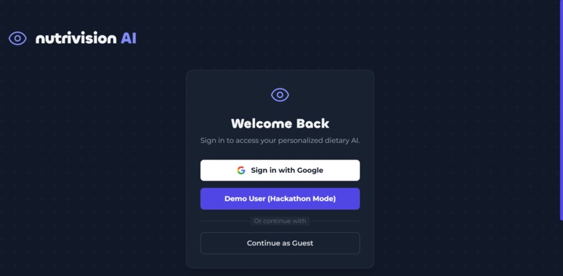 nutrivision AI – screenshot 2