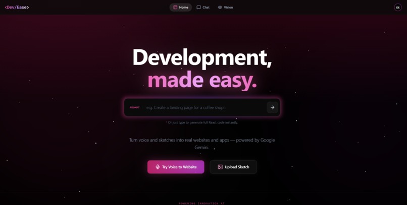 <Dev/Ease> – screenshot 1