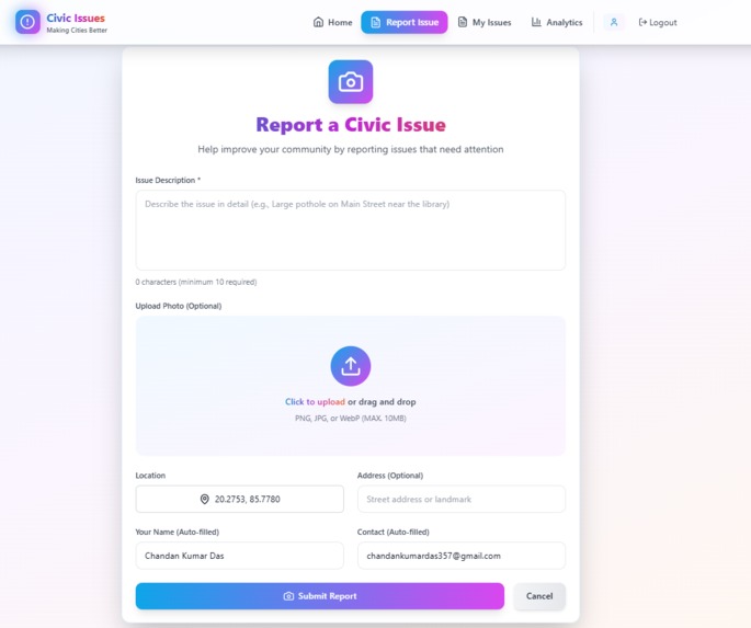 CivicSense AI – screenshot 2